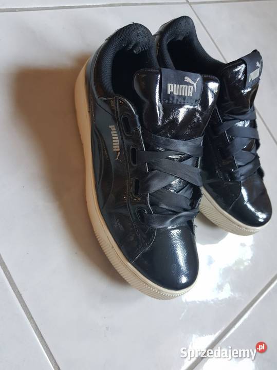 puma sportowe lakierowane sneakersy trampki 23.5cm sprzedam