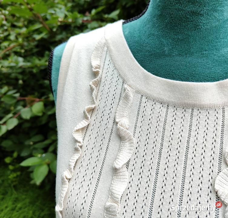 Beżowy sweter Stockh LM S 36 jasny beż Szczecin
