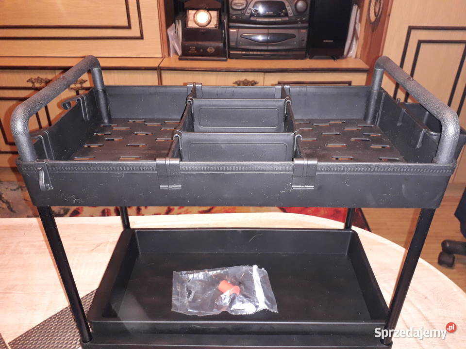 Nowy Organizer Półka z Szufladą Regał 2poziomowy Poraj