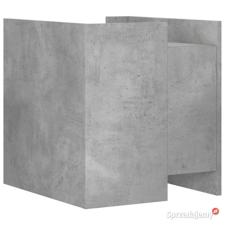 Szafka nocna szary beton 45x50x50 materiał Nocne