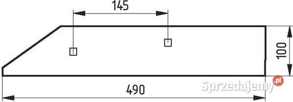 Płoza krótka Unia lewa VIS 224 1067920030 Kamionna sprzedam