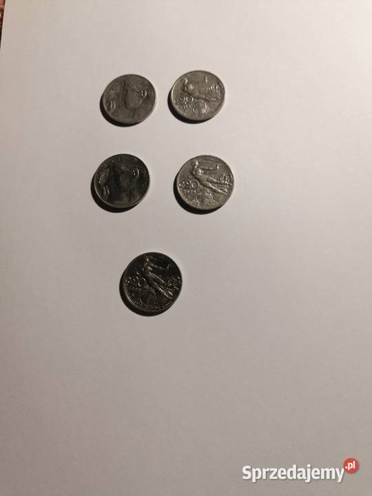 Stare XIX srebrne monety Warszawa