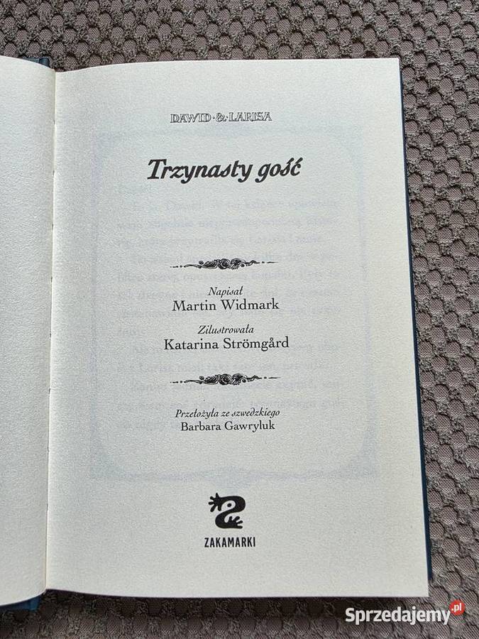 Martin Widmark seria DavidLarisa wiek 914 lat