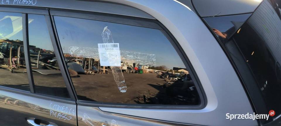 SZYBA LEWY TYŁ CITROEN C4 PICASSO osobowe Lipno sprzedam