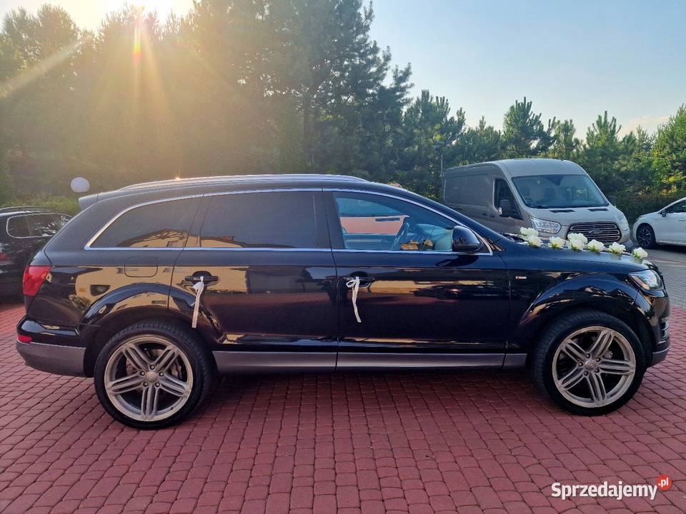 AUDI Q7 WYNAJEM DO WOŻENIA DO ŚLUBU 200 ZŁOTYCH Wynajem pojazdów Bukówka