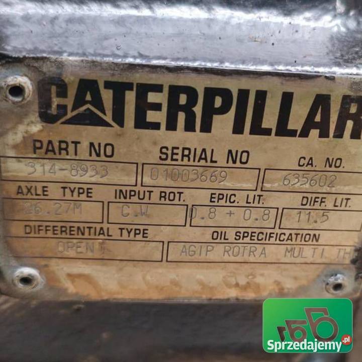 Oś napędowa 635602 Carraro 338903 Deutzfahr 337 Wilkowo