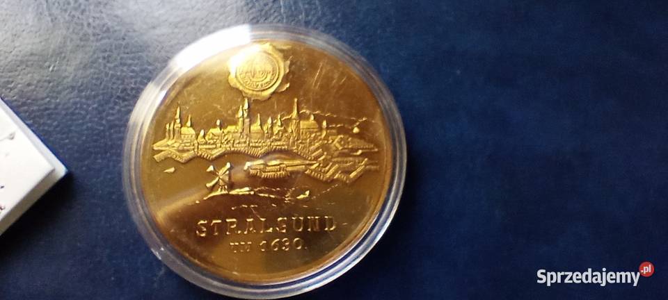 Stare monety Medal Stralsund Niemcy 119 Lesko