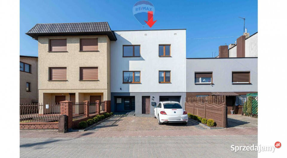 Dom 2w1 mieszkanie biznes centrum Kostrzyna utwardzona Kostrzyn