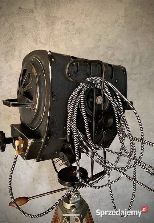 Lampa loft lata 70 TEATR PRL ORYGINAŁ Poznań