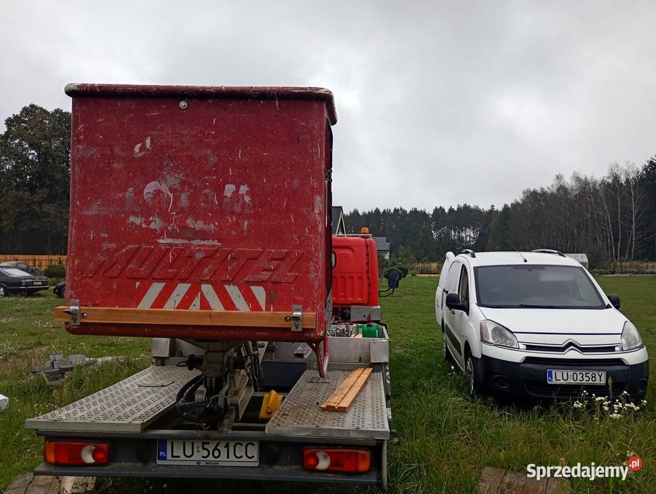Podnośnik koszowy na Nissan Cabstar fv 1km lubelskie Radzyń Podlaski