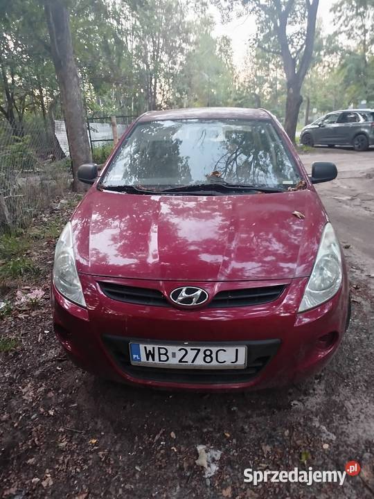 Hyundai i20 12 2010 r na części do naprawy mazowieckie Warszawa