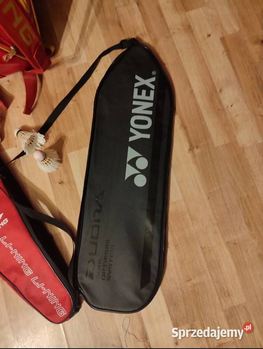 Czerwona torba TenisBadmintona zestaw Aleksandrów Łódzki sprzedam