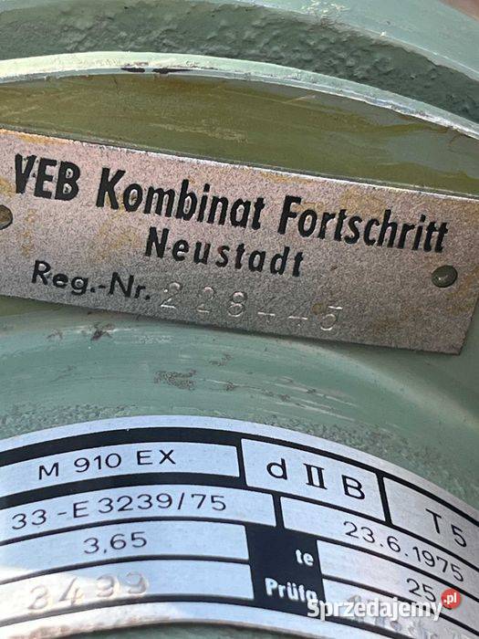 Mieszadło VEB M 910 EX 1430obrmin 380v wielkopolskie Tuliszków