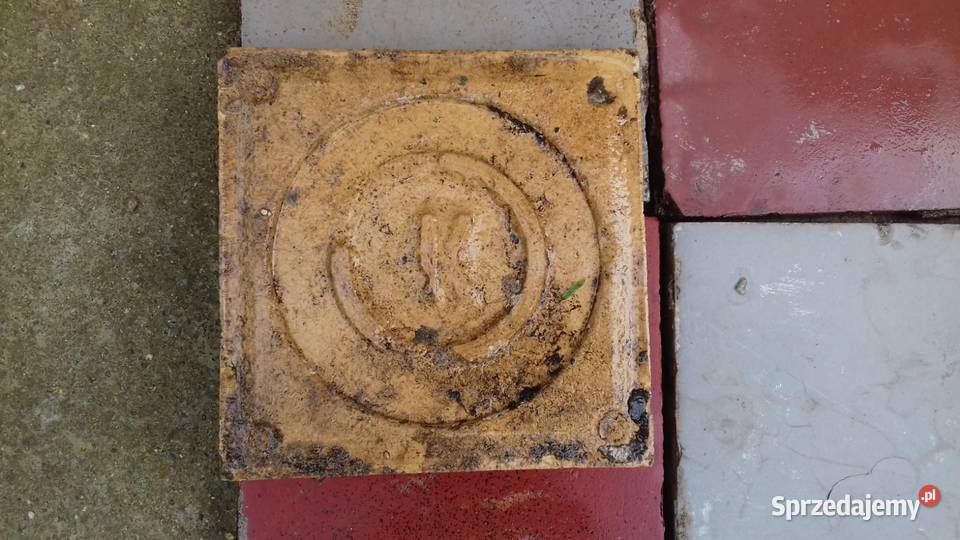 Stare 120 lat plytki podlogowe ceramiczne Lubań