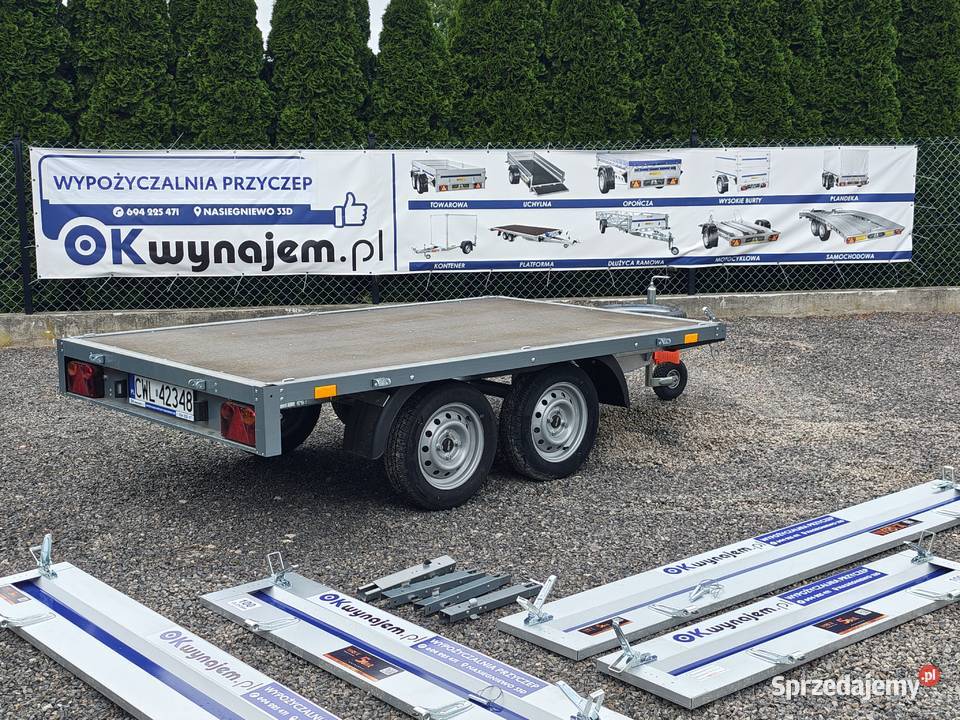 Wypożyczalnia Wynajem Przyczepa Burtowa sprzedam