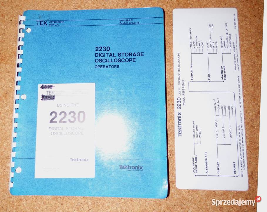 T Oscyloskop Tektronix 2230 pamięciowy 2kanałowy sprzedam
