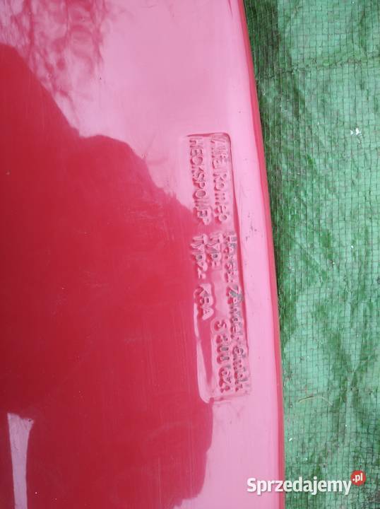 Spoiler tylny zender Alfa Romeo 146 Poznań sprzedam