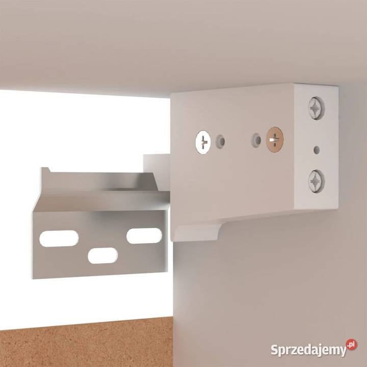 Wisząca szafka telewizyjna biała 305x30x30 Warszawa