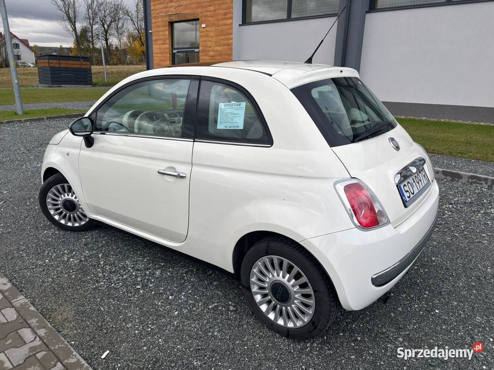Fiat 500 Lounge ss 09 Twinair 85 salon Rok produkcji 2011