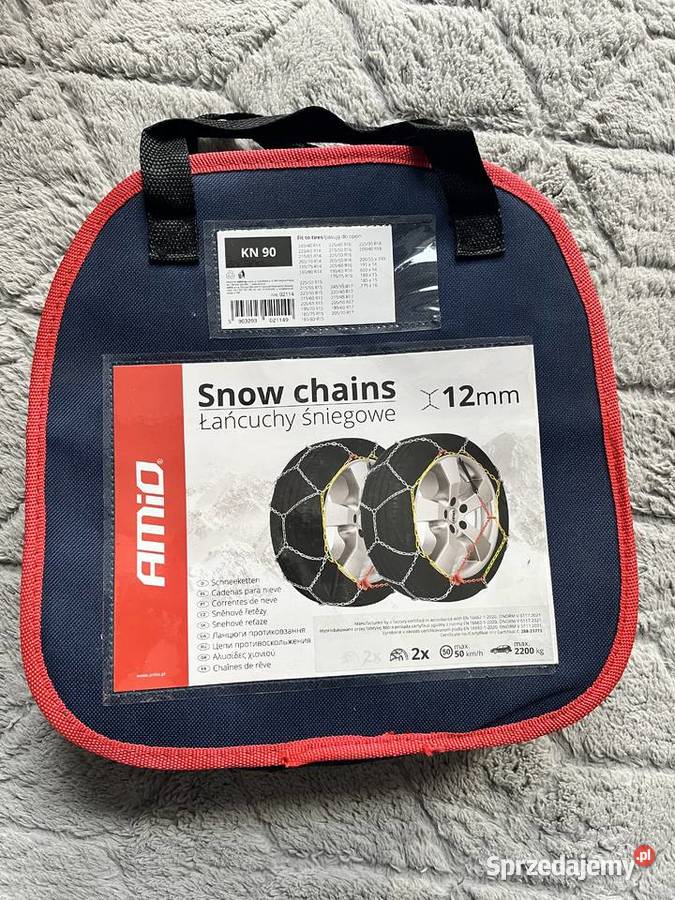 Łańcuchy śniegowe Amio KN90 R15 R16 R17 R18 nowe Wrocław sprzedam