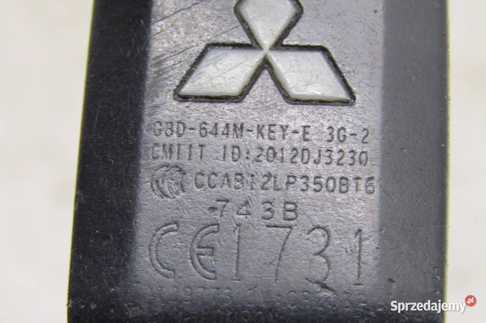 KLUCZE PILOT KOMPLET MITSUBISHI OUTLANDER III sprzedam