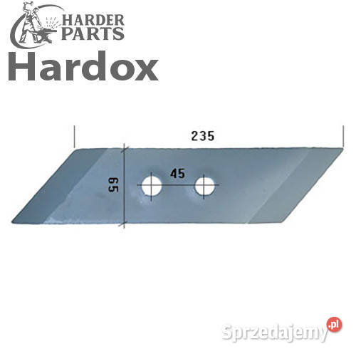 Dłuto 100hektarów HARDOX 1176598P części do podlaskie Suwałki