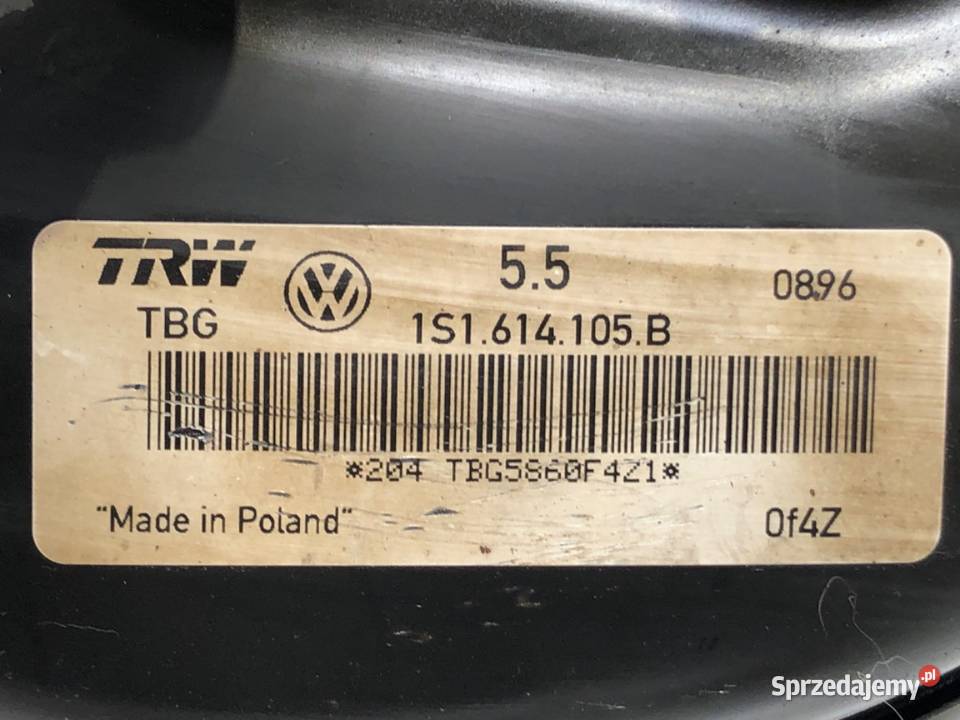 SERWO HAMULCOWE SKODA CITIGO 1S1614105B sprzedam