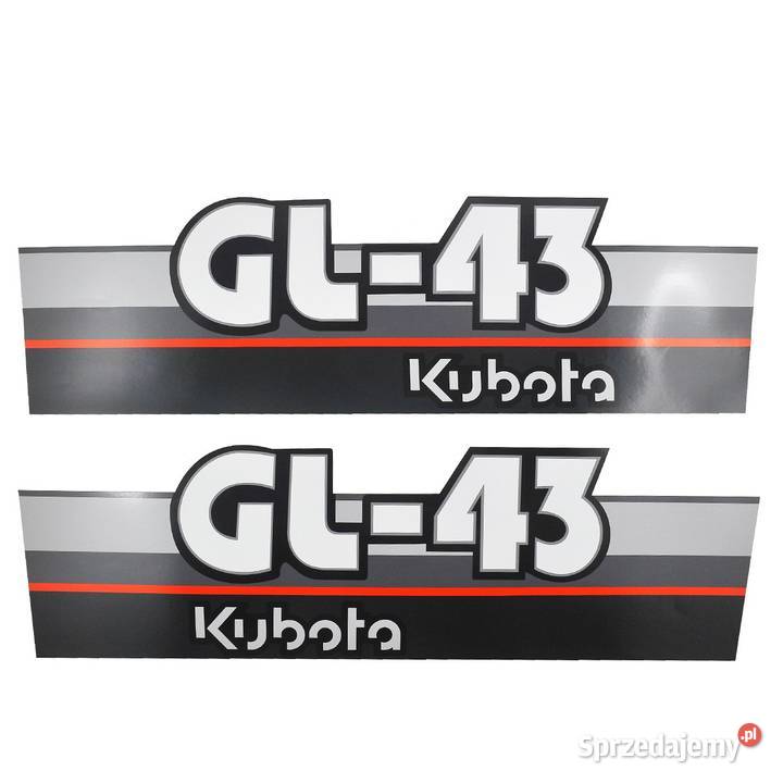 Naklejki Kubota GL43 Tajęcina sprzedam