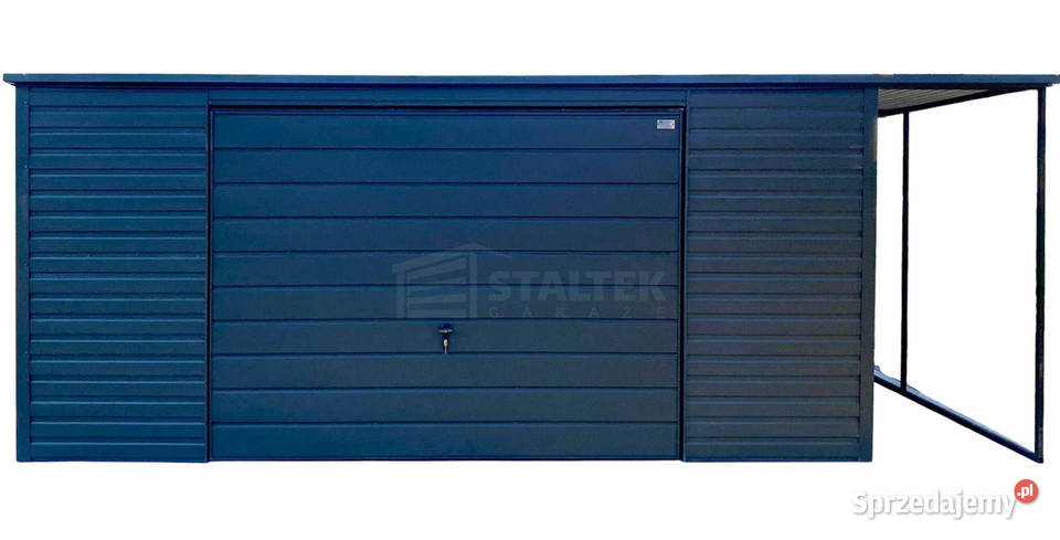 Garaż blaszany 5x6m wiata 1m brama antracyt dach łódzkie Łódź sprzedam