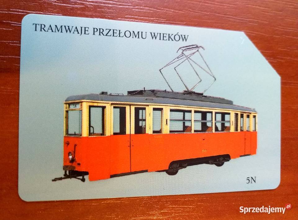 WAGON TRAMWAJOWY 5N KARTA TELEFONICZNA Piszczac