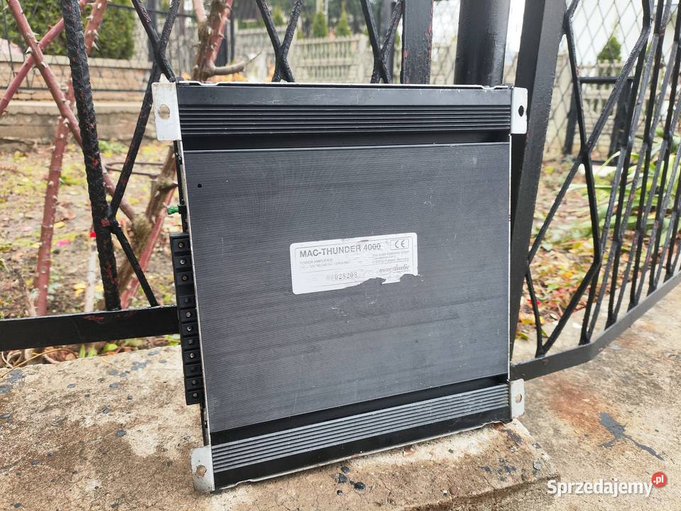 Wzmacniacz samochodowy 4 kanałowy Mac Audio Niegowonice sprzedam