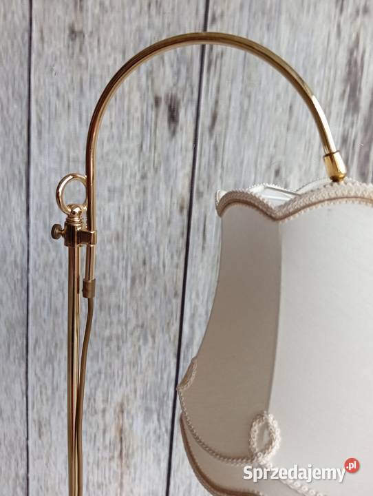 klasyczna mosiężna lampa podłogowa 192 kujawsko-pomorskie Byczyna