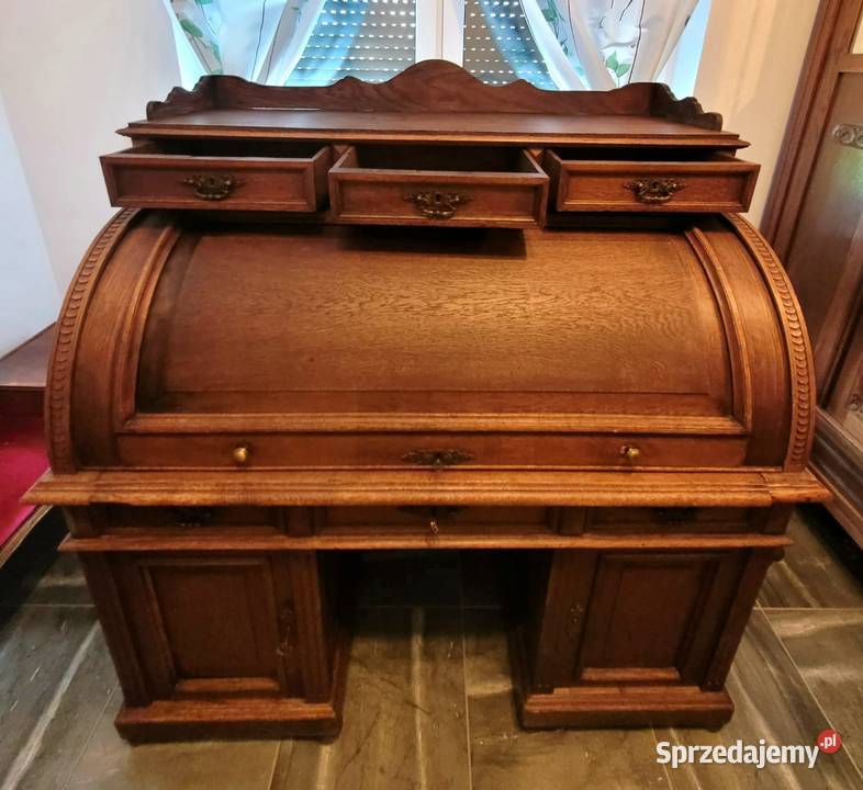 Biurko antyczne cylindrowe Nysa sprzedam