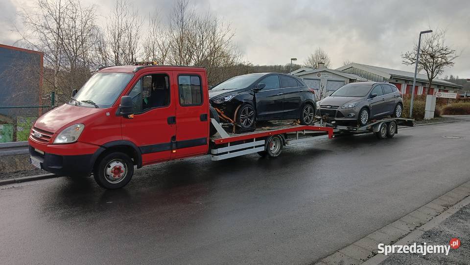 Iveco Daily autolaweta 6 osobowy podwójna kabina Szadek