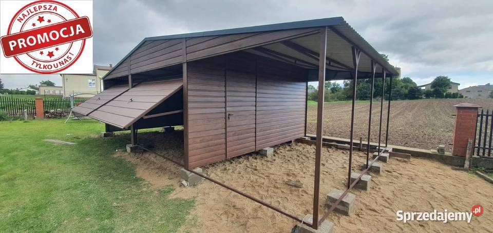 Wszystkie wymiary garaż garaże blaszane Gdańsk