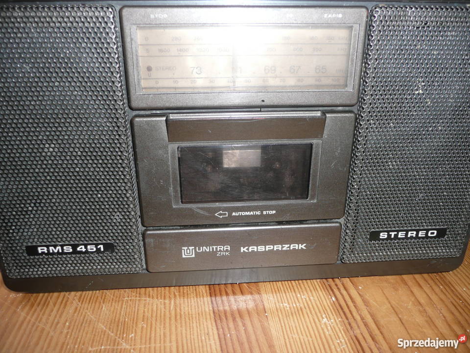 Radiomagnetofon stereo Kasprzak RMS 451 Chodzież