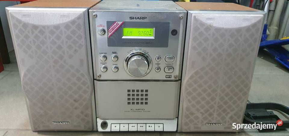 Miniwieża Sharp  mp3 kompakt magnetofon radio
