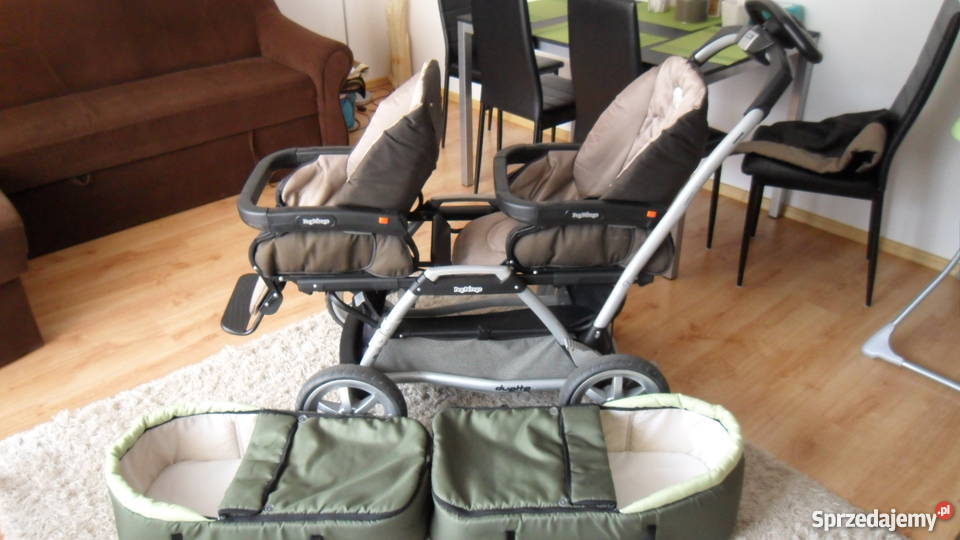 Wózek bliźniaczy 2w1 PEG PEREGO DUETTE SW Nisko