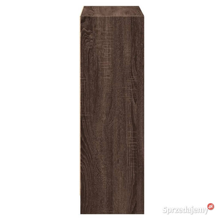 Szafka na książki brązowy dąb 60x24x76 WM815086 Warszawa