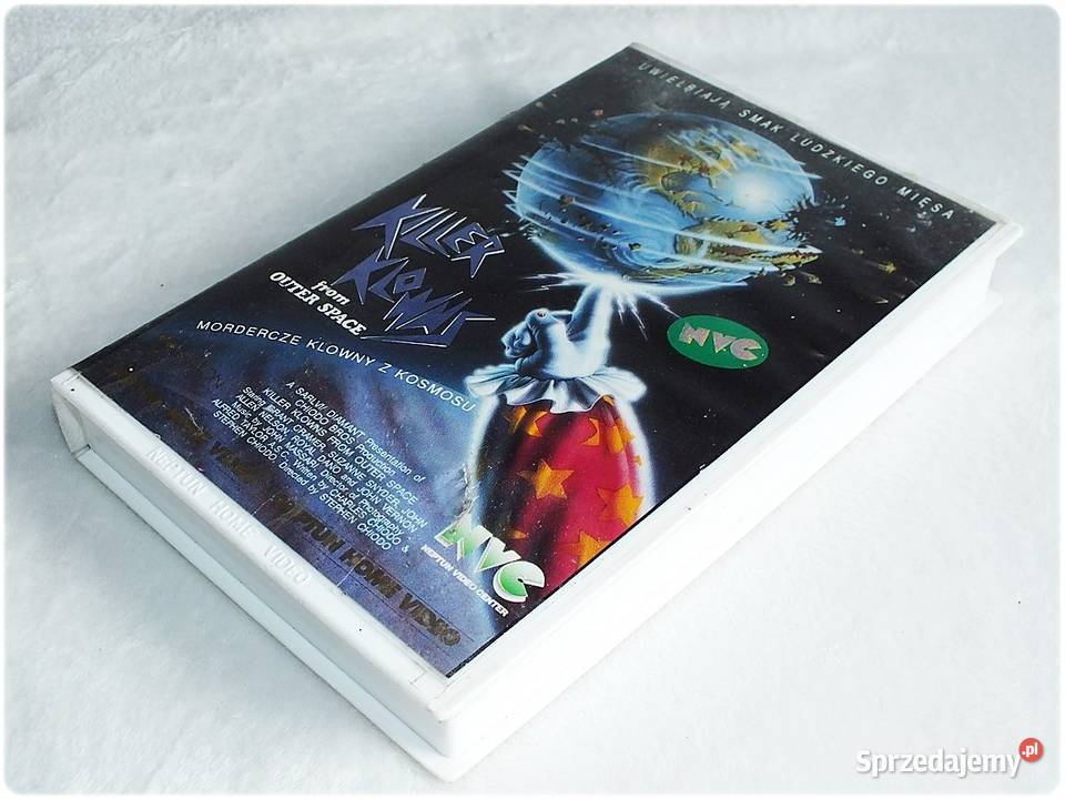 Kaseta VHS Mordercze klowny z kosmosu Film na lubuskie Żary sprzedam