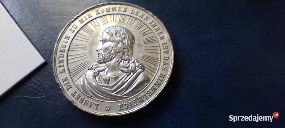 Stare monety Medal Chrzcielny Stare Niemcy 157 Lesko