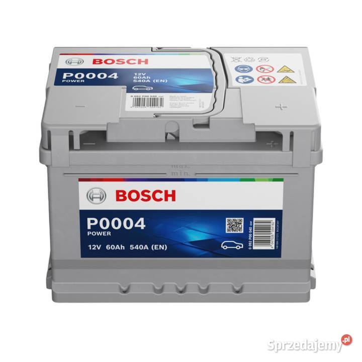 Akumulato 60Ah 540A EN r Bosch P0004 wcześniej Zamość sprzedam