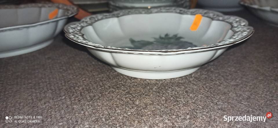 Patera z ananasem z ażurem Sygnatura numeryczna Gdańsk