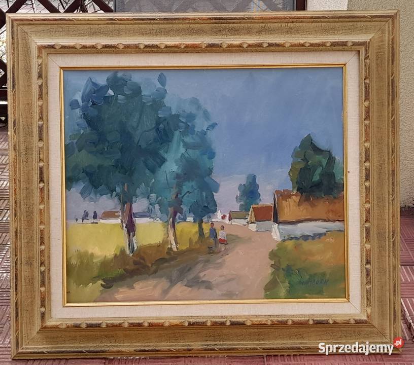Axel Hamborn 18921987 cenny obraz olejny Iłża
