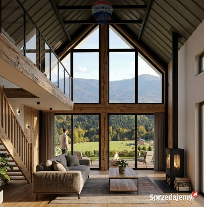 Całoroczny domek w górach pod klucz z widokami Żywiec