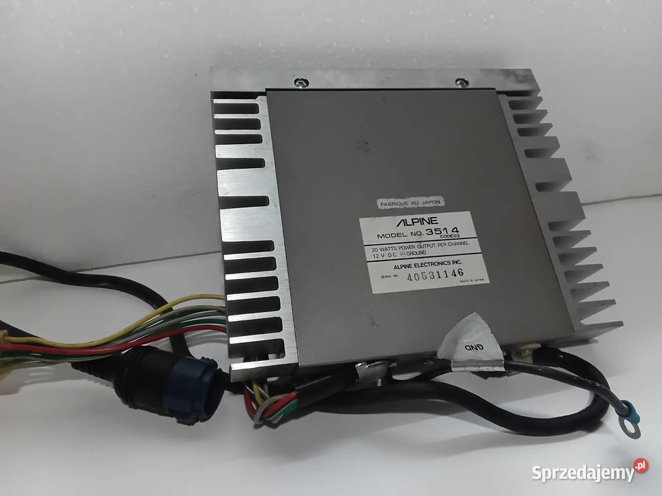 Alpine 3514 wzmacniacz Rok produkcji 1980 Milejewo sprzedam