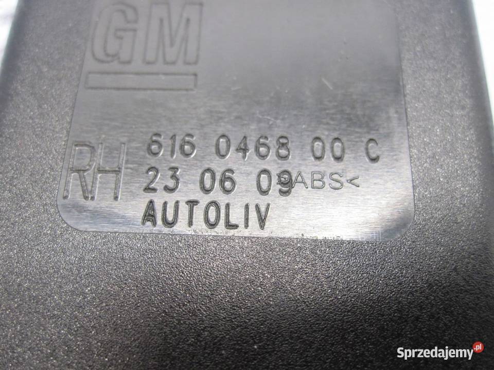 OPEL CORSA D LIFT 12r napinacz pasa prawy przód Pasy bezpieczeństwa