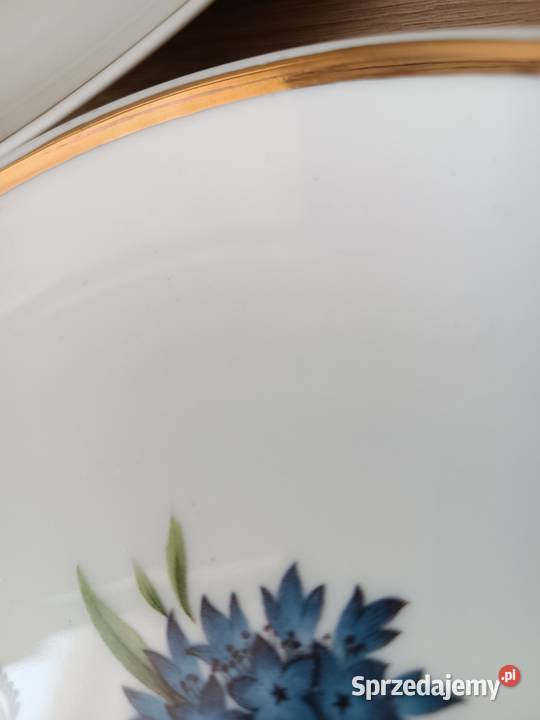 Talerze dekoracyjne porcelana funstenberg małopolskie Gorlice