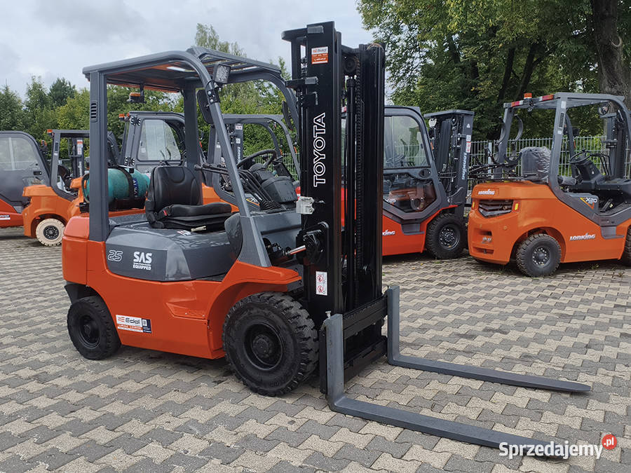 wózek widłowy Toyota 427FGF25 LPG 25 t duplex 33 Kęty