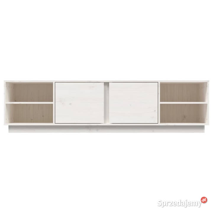 Szafka pod telewizor biała 156x40x40 lite drewno Warszawa